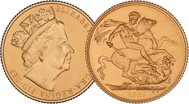2016 Proof Sovereign - Portrait by James Butler