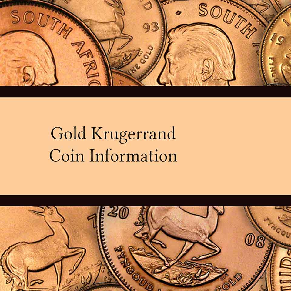 South African Gold Krugerrand Coin Technical Information & Specifications