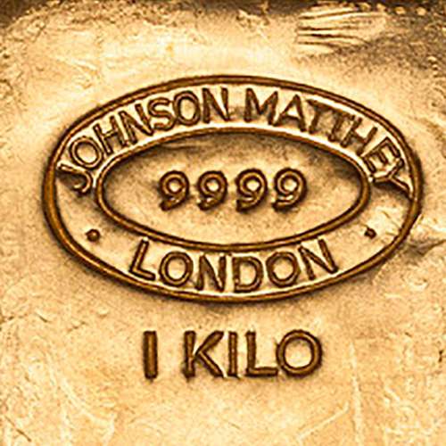 Johnson Matthey 1 Kilo Gold Bar