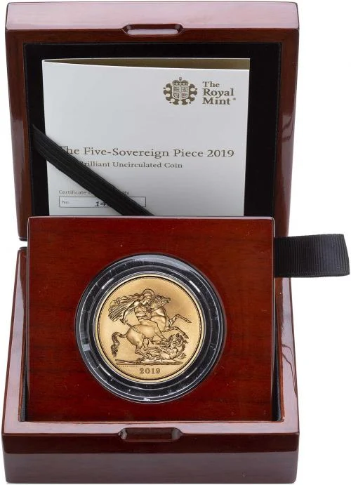 2019 Gold Full Sovereign Brilliant Uncirculated The Royal Mint 