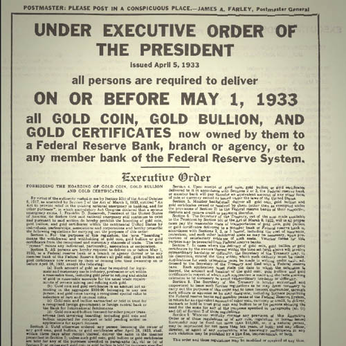 Gold Executive Order - Wikimedia Commons