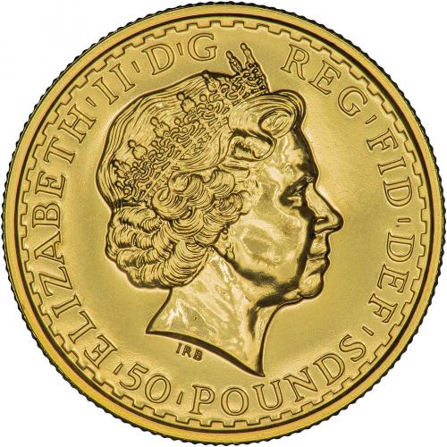 2007 half ounce gold britannia - obverse