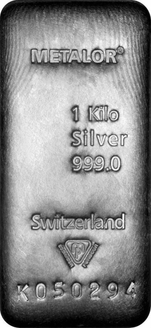 1 kilo silver bar