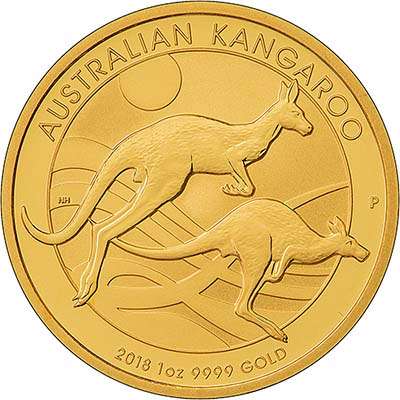 2018australia1oz100dollarskangaroogoldrev400